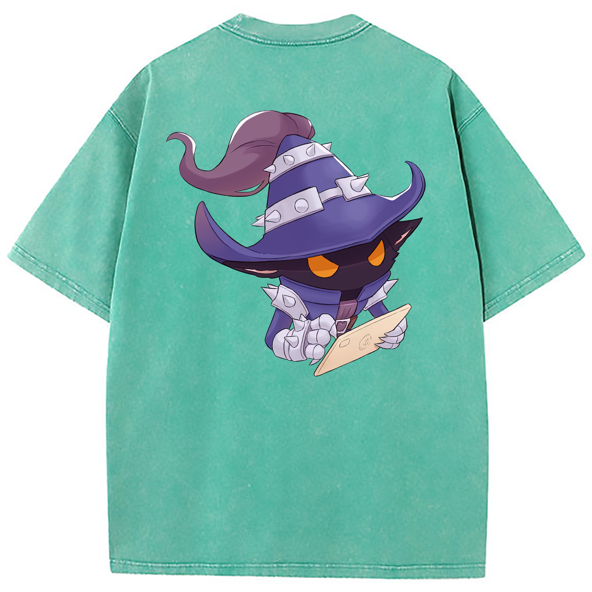（画像用） リーグ・オブ・レジェンド League of Legends LOL 綿100% ヴィンテージ風 半袖Tシャツ（背面プリント）